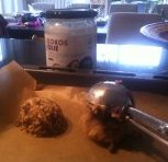 koekjes maken met ijslepel